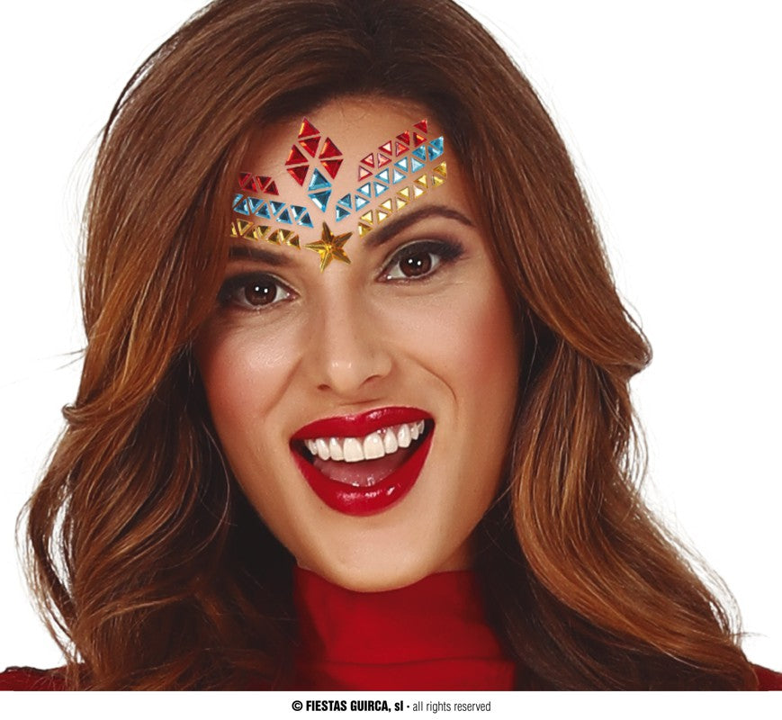 Face jewels - superhero