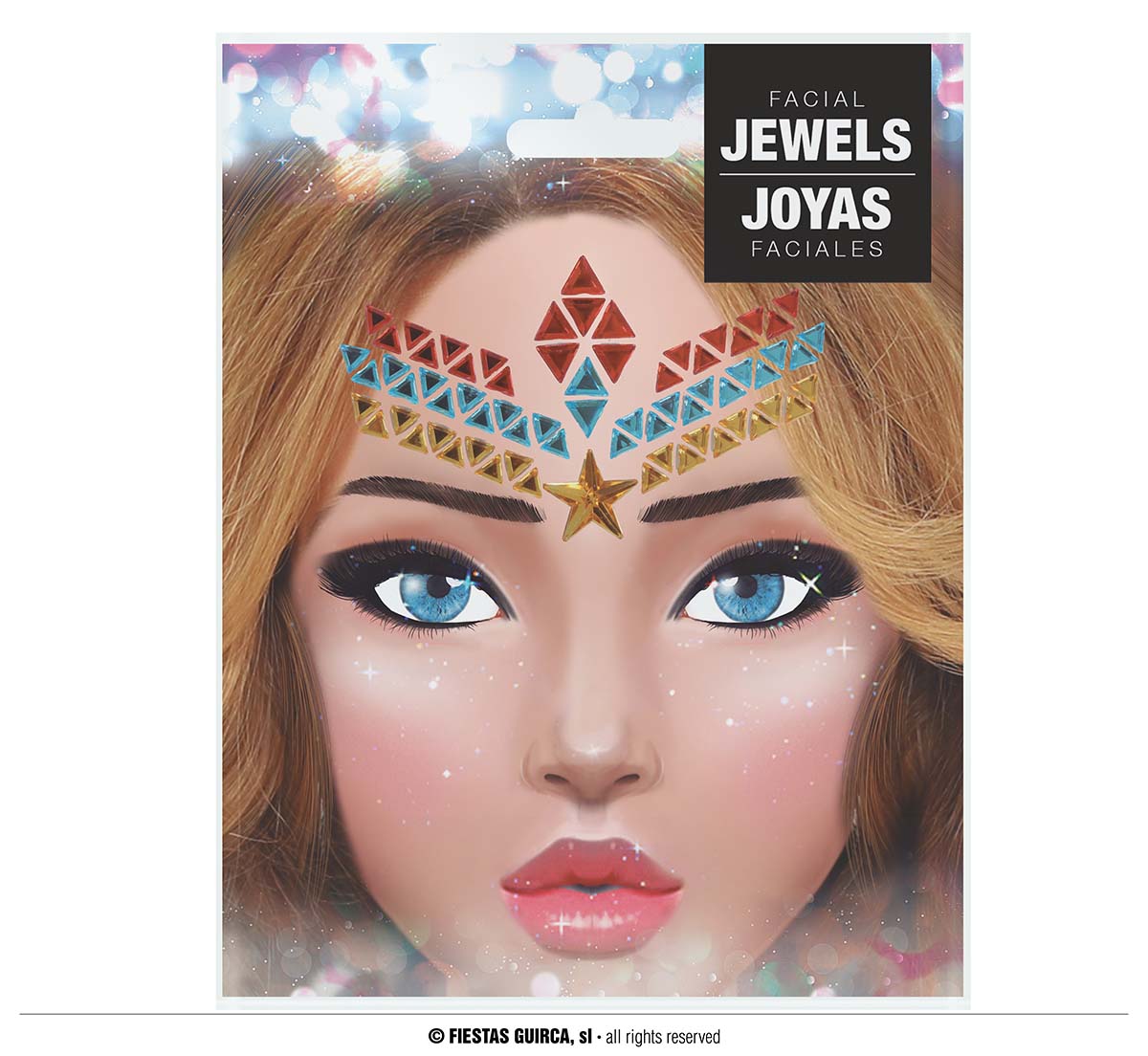 Face jewels - superhero