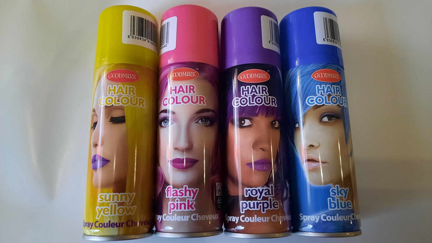 Gekleurde haarspray