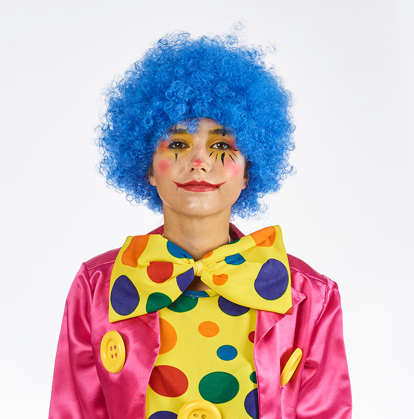 Pruik krullenbol - korte krullen - verschillende kleuren