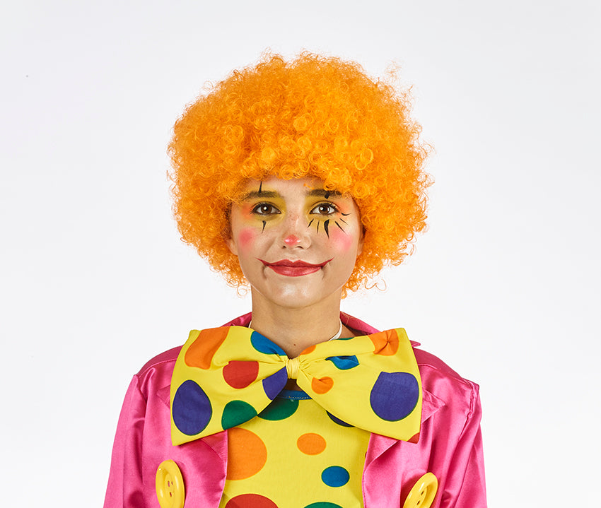 Pruik krullenbol - korte krullen - verschillende kleuren