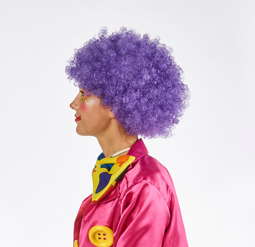 Pruik krullenbol - korte krullen - verschillende kleuren