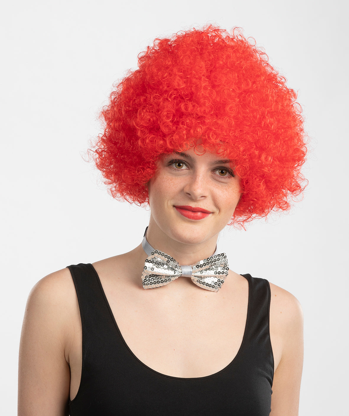 Pruik krullenbol - korte krullen - verschillende kleuren