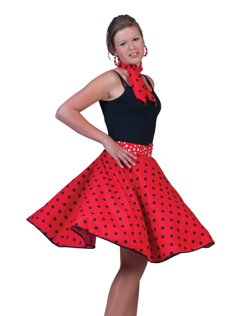 Rock'n roll rok - verschillende kleuren