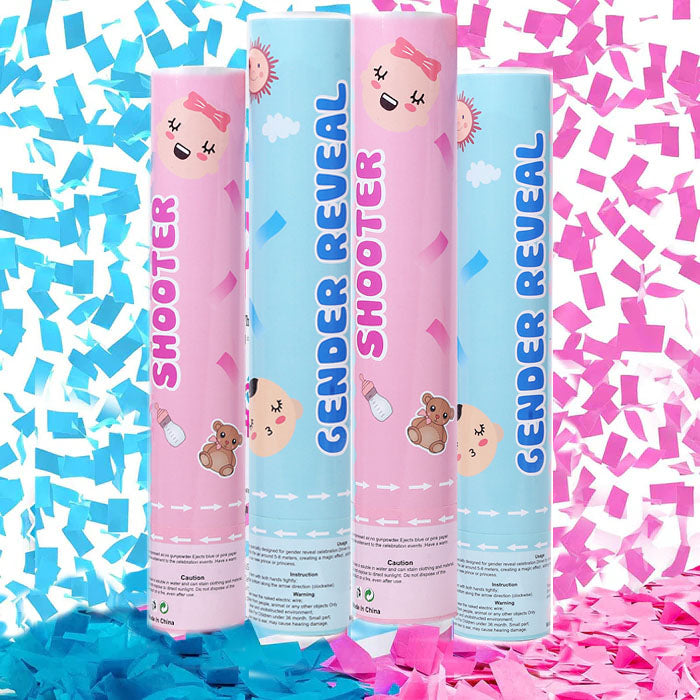 Gender reveal - confetti kanon