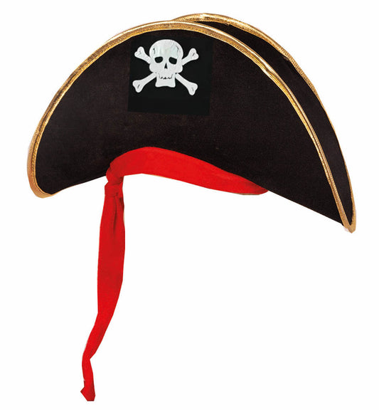 Piratenhoed Piet Piraat voor kinderen en volwassenen