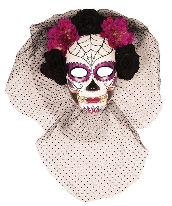 Masker dia de los muertos - dames