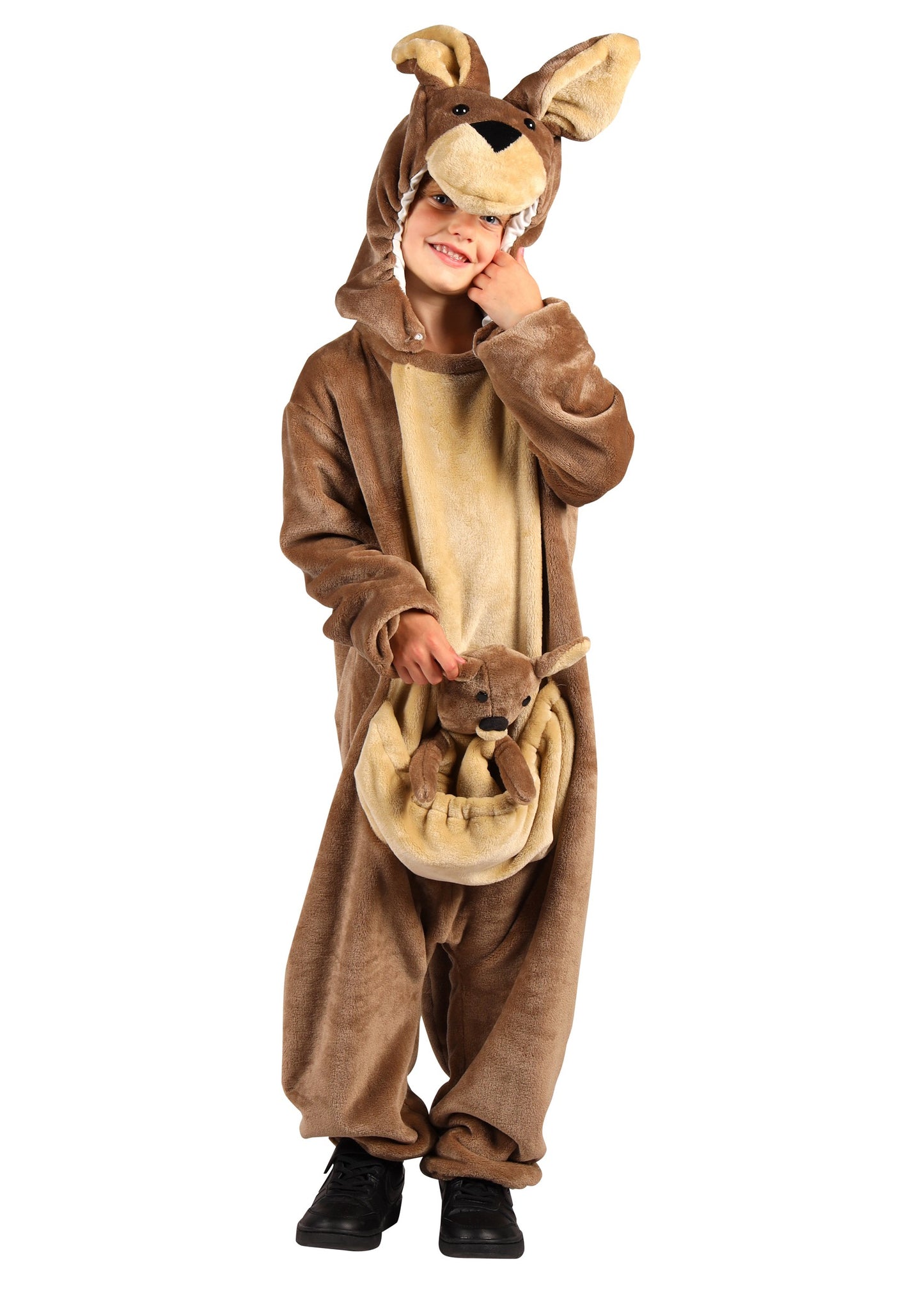 Onesie kangeroe voor kinderen