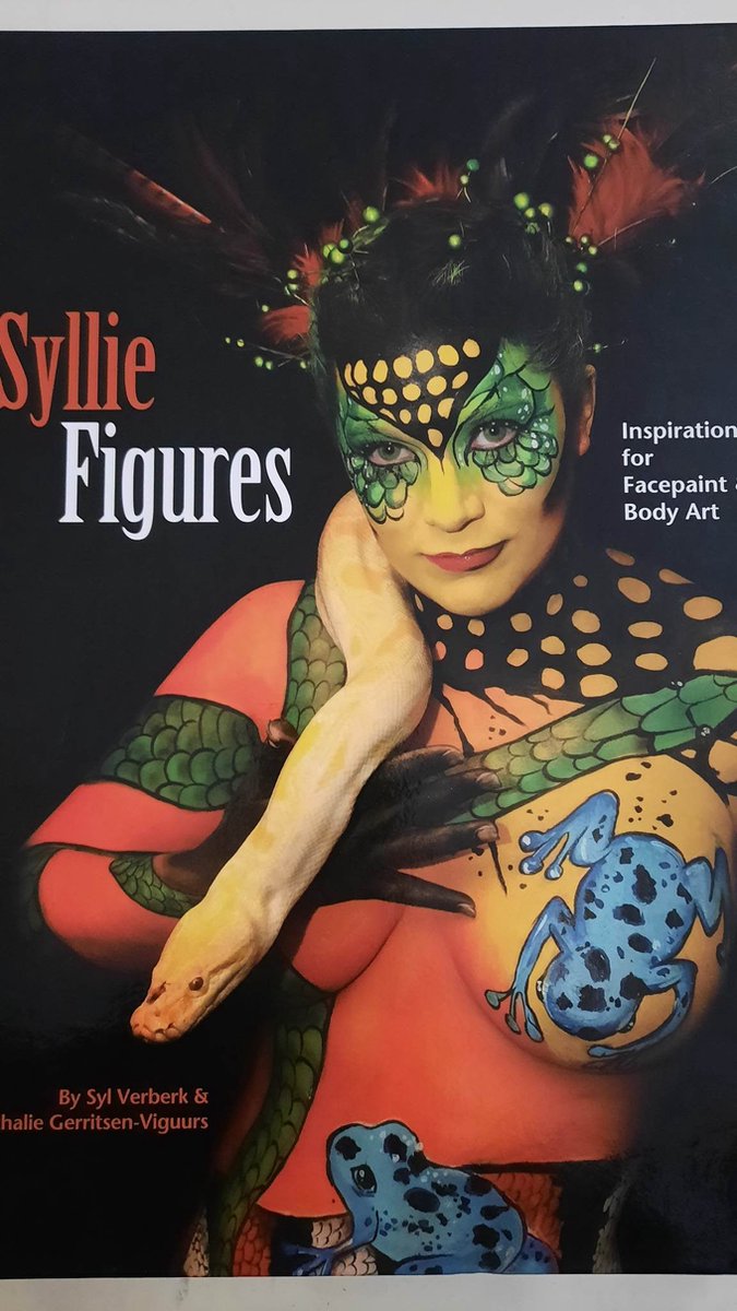 Boek Syllie figures - inspiration for facepaint & body art