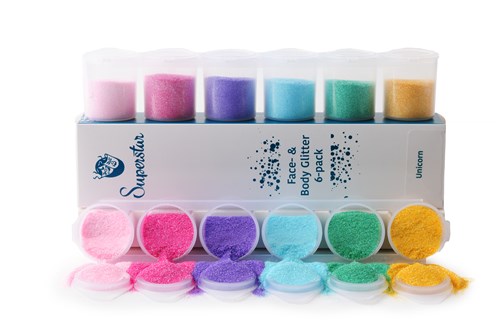 Face and body glitters - unicorn